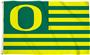 COLLEGIATE Oregon Ducks Stripes 3' x 5' Flag