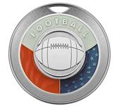Hasty Award Freedom 3" Football Matte Medal
