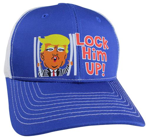 Lock Him Up! - Trucker Cap. Free shipping.  Some exclusions apply.