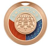 Hasty Award Freedom 3" Swimming Matte Medal