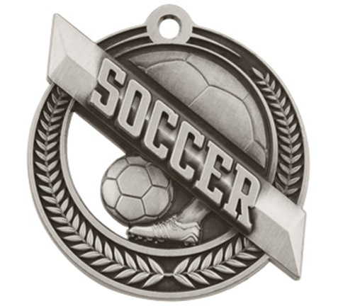 Hasty Award Wreath 2" Soccer Medal. Personalization is available on this item.