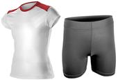 Women Grils Fitted Tee & Compression Shorts Kit Women Grils Fitted Tee & Compression Shorts Kit