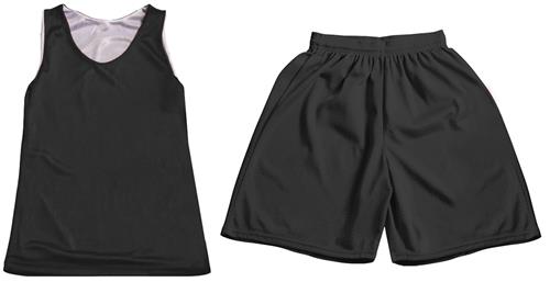Women Girl Reversible Tank Top & Shorts KIT
