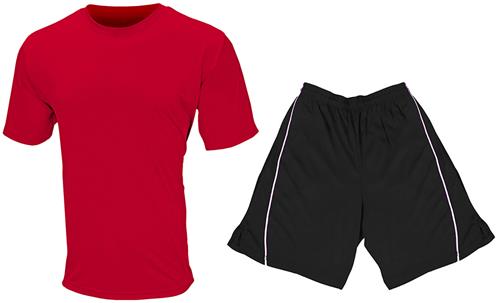 Adult Youth Cool Performance Crew Tee Shorts KIT