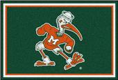 Fan Mats NCAA Miami 5'x8' Rug