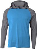 A4 Mens Topflight Hooded Tee A4 Mens Topflight Hooded Tee