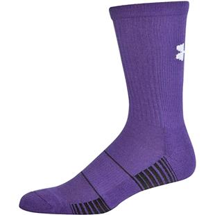 purple under armour baseball socks