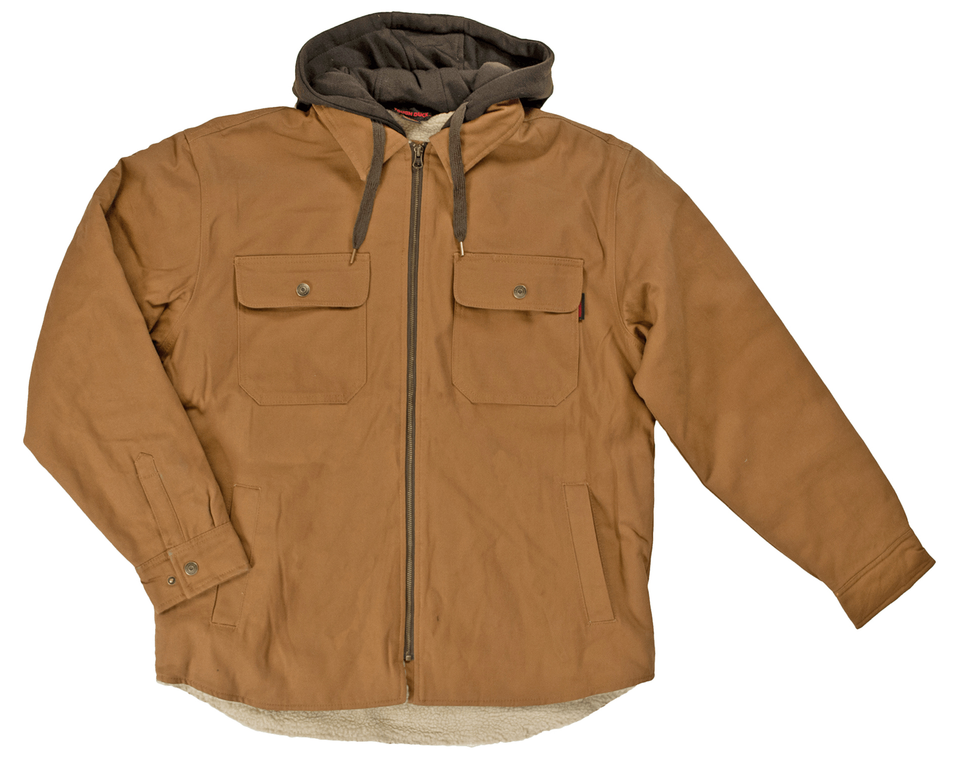 dakota fleece lined duck jac shirt