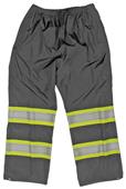 Work King Adult Hi-Vis Packable Safety Rain Pant