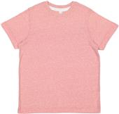 LAT Sportswear Girls Melange Jersey Crew Neck Tee