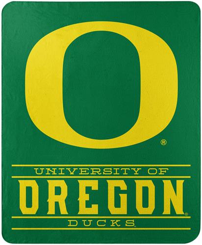 Northwest NCAA Oregon "Control" Fleece Throw