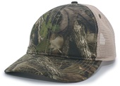 Pacific Headwear Vintage Camo Soft Trucker Snapback Cap 637C