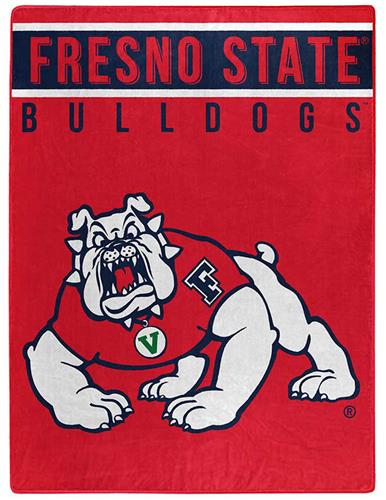 Northwest NCAA Fresno State "Basic" Raschel Throw