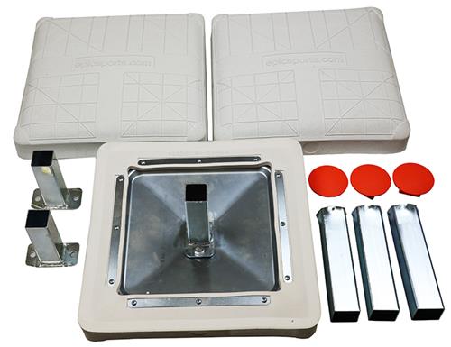 Pro Style Anchored Molded Baseball Base SET OF 3-BASES (15" X 15" X 3")