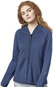 WonderWink Layers Womens Fleece Full Zip Jacket