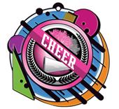 Hasty 3" RAD Medal 2" Wreath Mylar Cheer