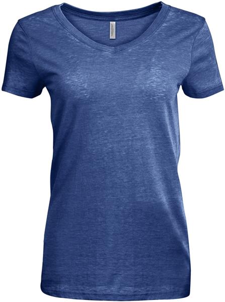 Threadfast Apparel Ladies Vintage Dye VNeck TShirt - Baseball Equipment ...
