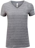 Threadfast Apparel Ladies Invisible Stripe T-Shirt