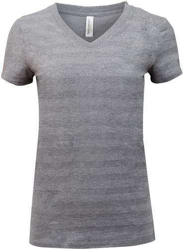 Threadfast Apparel Ladies Invisible Stripe T-Shirt. Printing is available for this item.