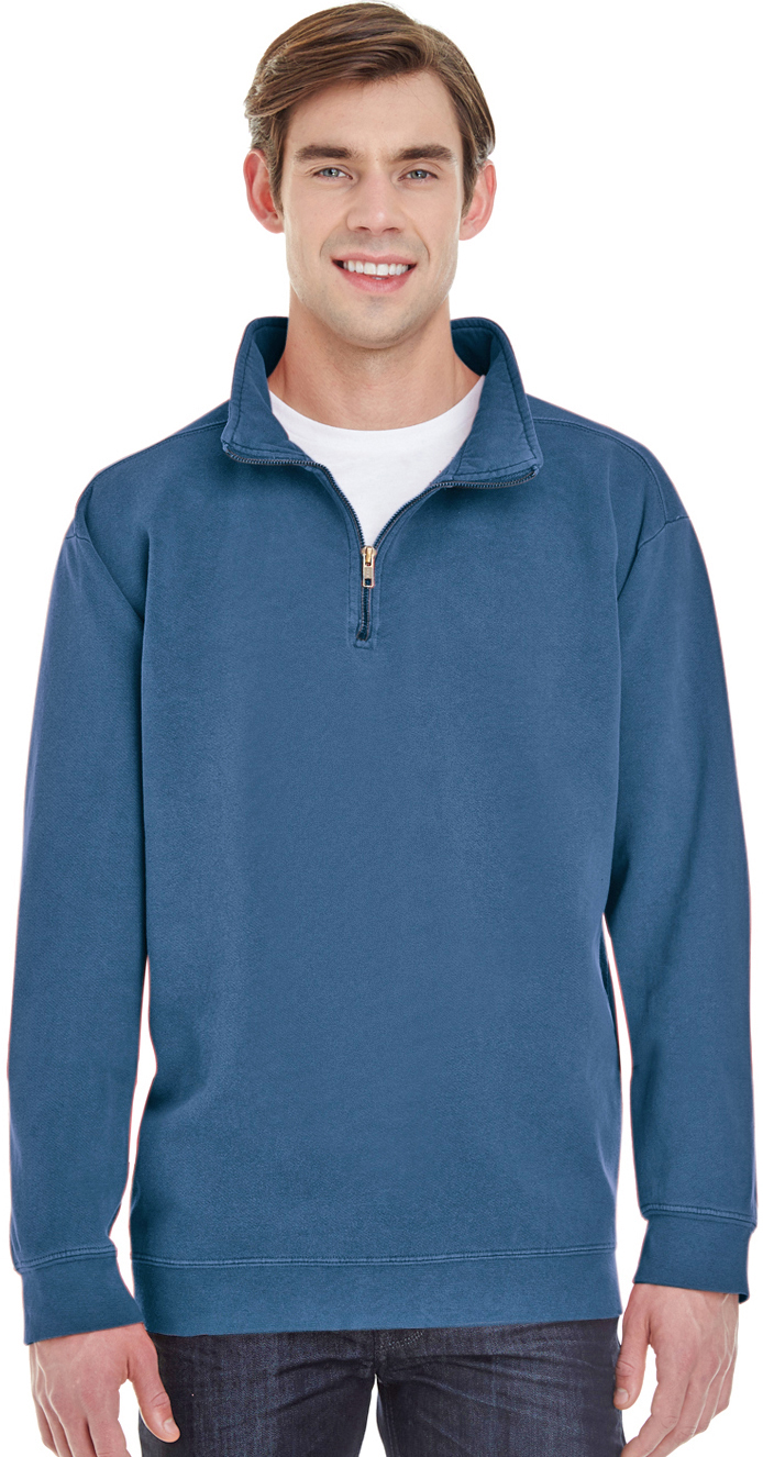 E142358 Comfort Colors Adult Quarter-Zip Sweatshirt