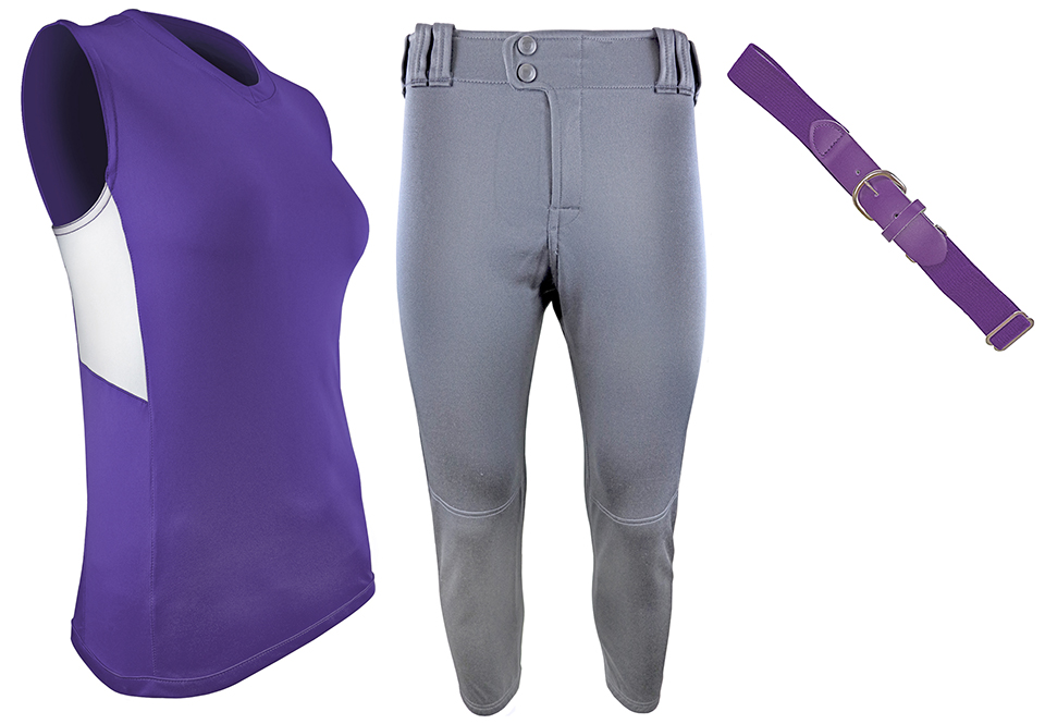 E142365 Epic Women/Girls Sleeveless Softball Uniform KIT