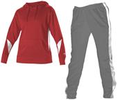 Womens Long Sleeve Hoodie & Warmup Pants KIT Womens Long Sleeve Hoodie & Warmup Pants KIT