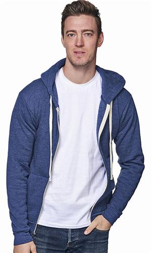 Royal Apparel Unisex Organic French Terry Zip Hood 97150. Decorated in seven days or less.