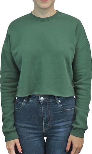 Royal Apparel Women's Fashion Fleece Crop. Decorated in seven days or less.