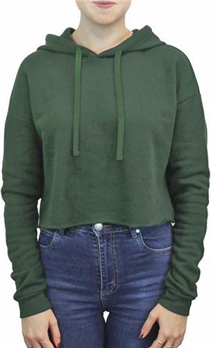 Womens Fashion Fleece Crop Hoodie. Decorated in seven days or less.