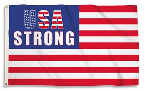 BSI USA Strong 3' x 5' Flag w/Grommets