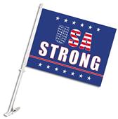 BSI USA Strong 2-Sided 11" x 14" Car Flag BSI USA Strong 2-Sided 11" x 14" Car Flag