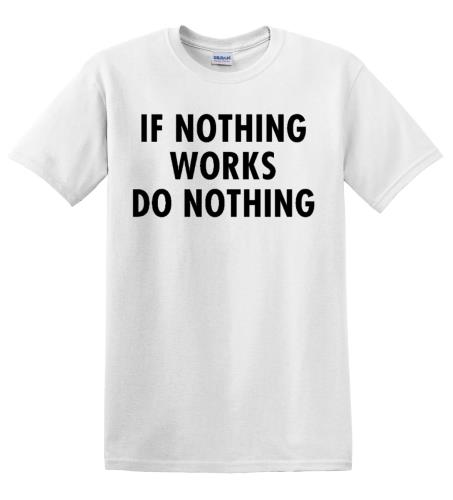 Epic Adult/Youth Do Nothing Cotton Graphic T-Shirts. Free shipping.  Some exclusions apply.