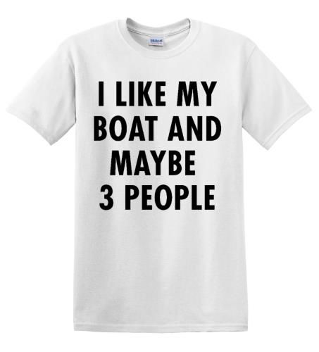 Epic Adult/Youth I Like My Boat Cotton Graphic T-Shirts. Free shipping.  Some exclusions apply.