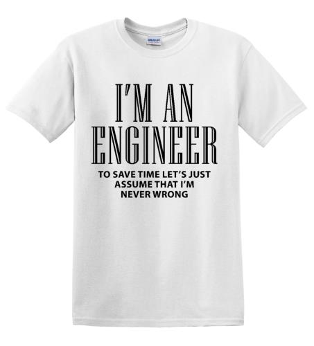 Epic Adult/Youth I'm an Engineer Cotton Graphic T-Shirts. Free shipping.  Some exclusions apply.