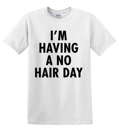 Epic Adult/Youth No Hair Day Cotton Graphic T-Shirts. Free shipping.  Some exclusions apply.