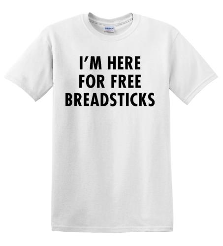 Epic Adult/Youth Free Breadsticks Cotton Graphic T-Shirts. Free shipping.  Some exclusions apply.