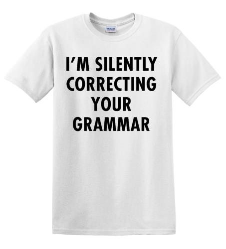 Epic Adult/Youth Grammar Correct Cotton Graphic T-Shirts. Free shipping.  Some exclusions apply.