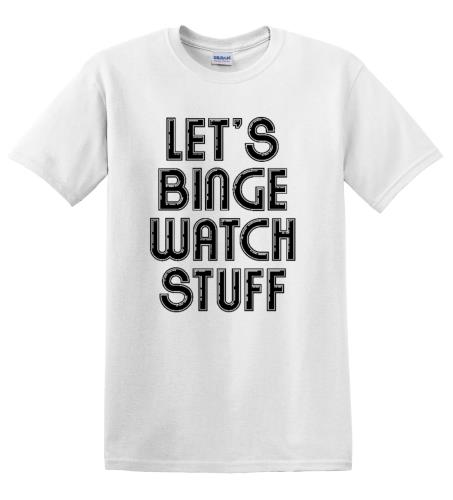 Epic Adult/Youth Binge Watch Cotton Graphic T-Shirts. Free shipping.  Some exclusions apply.
