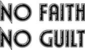 Epic Adult/Youth No Faith Cotton Graphic T-Shirts