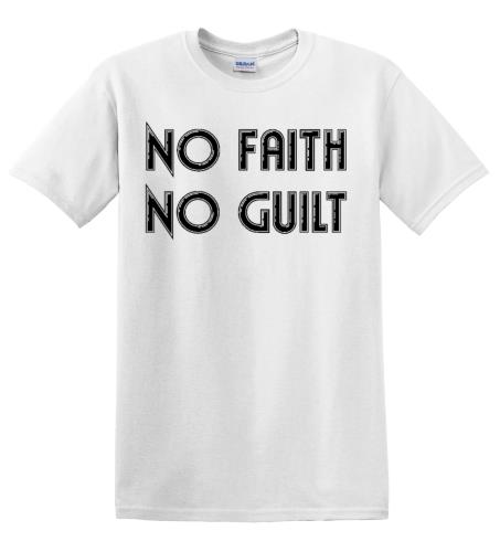 Epic Adult/Youth No Faith Cotton Graphic T-Shirts