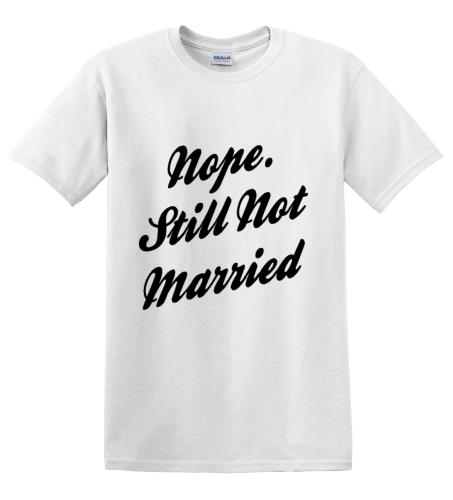 Epic Adult/Youth Not Married Cotton Graphic T-Shirts