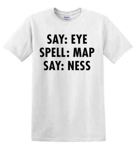 Epic Adult/Youth EYE MAP NESS Cotton Graphic T-Shirts. Free shipping.  Some exclusions apply.