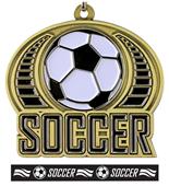 Epic 2" Sports Journey Gold Soccer Medal & Ribbon Epic 2" Sports Journey Gold Soccer Medal & Ribbon