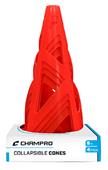 Collapsible Cones ORANGE 9" Set 4 Retail PKG