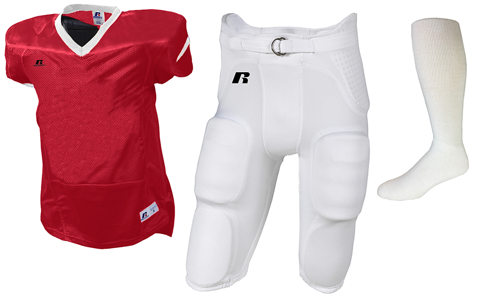 E143237 Youth Football Jersey Pant & Socks KIT