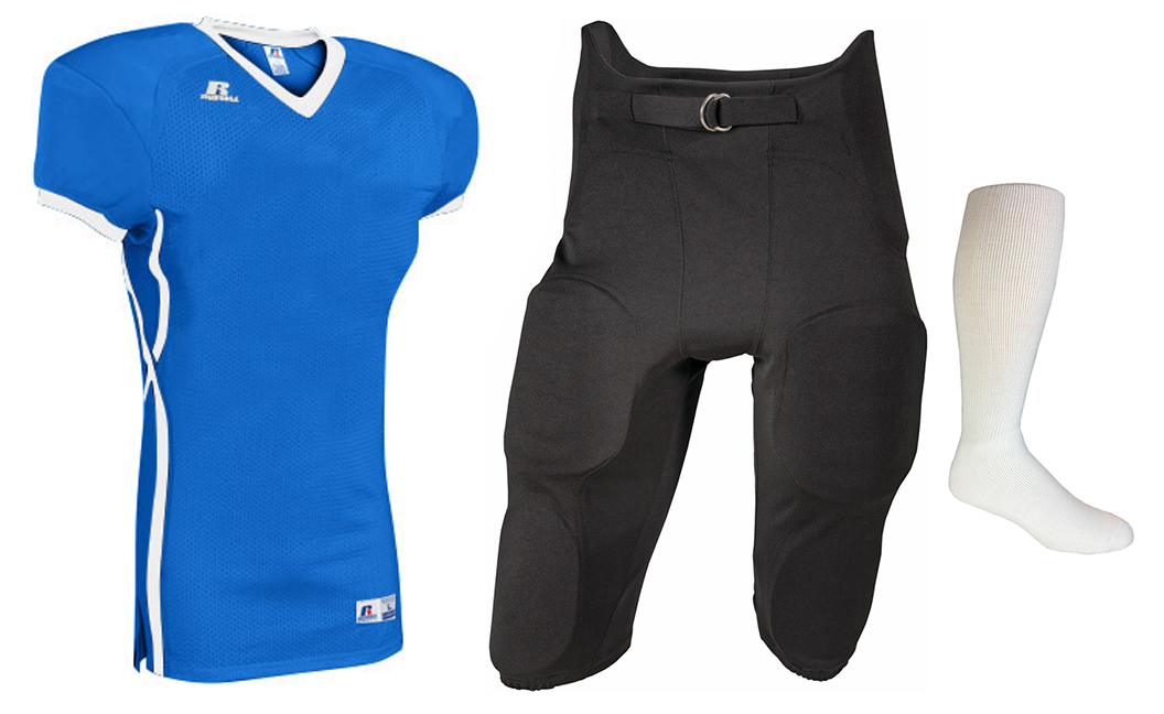 E143239 Adult Youth Football Jersey Pant & Sock KIT
