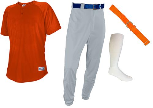 Adult Youth Baseball Jersey Pants Belt & Socks Kit