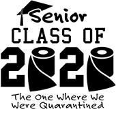 Epic Adult/Youth 2020 Senior #1 Cotton Graphic T-Shirts