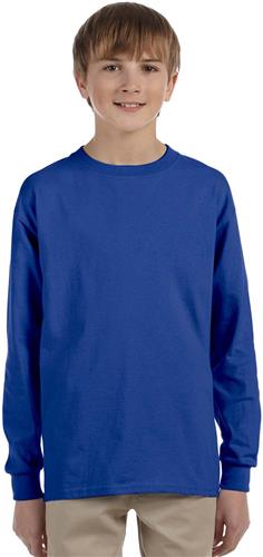 Jerzees Youth 5.6 oz. DRI-POWER ACTIVE LS Tee. Decorated in seven days or less.
