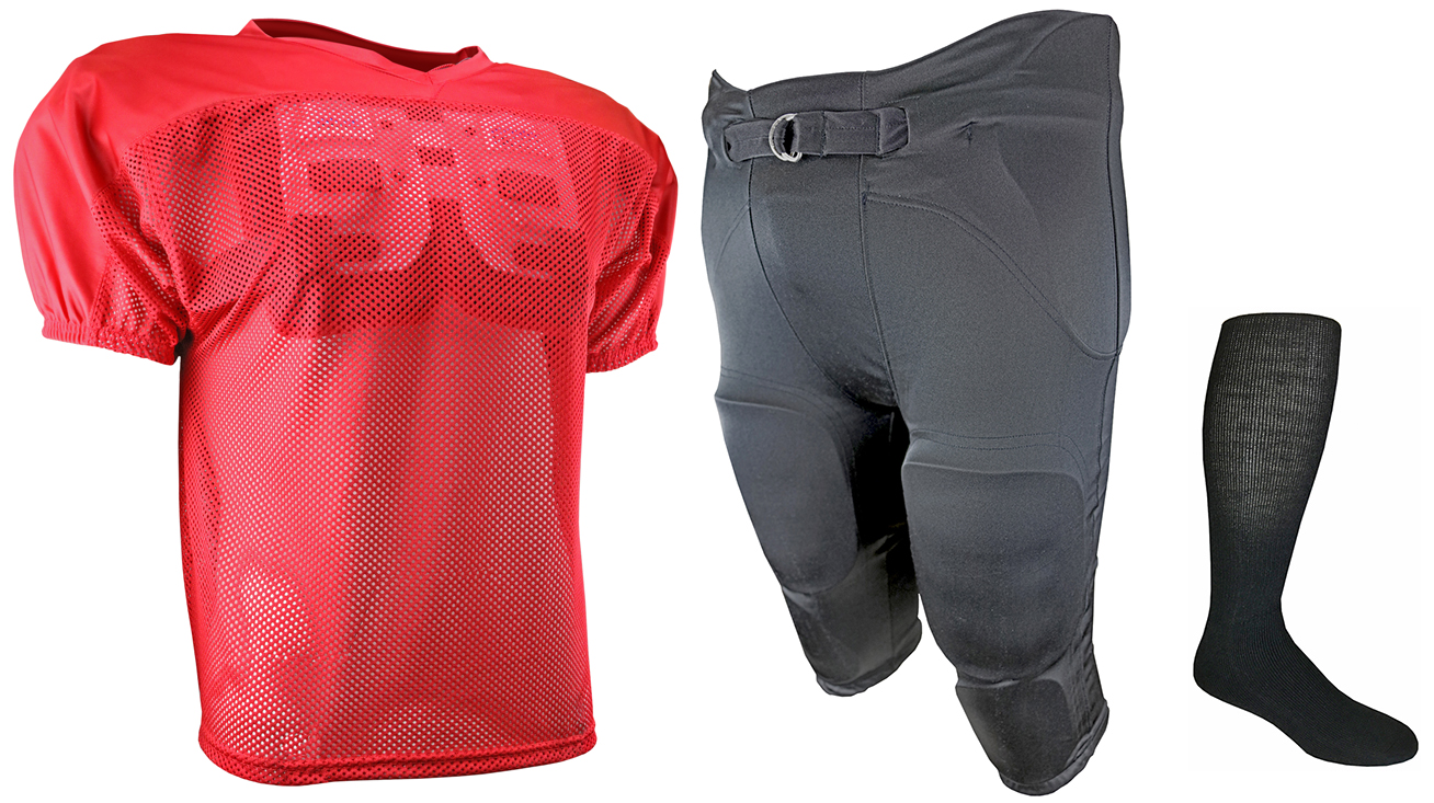 E143542 Epic Adult Youth Football Jersey Pant Sock KIT